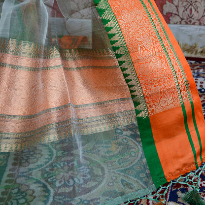 Pure kora tissue dupatta