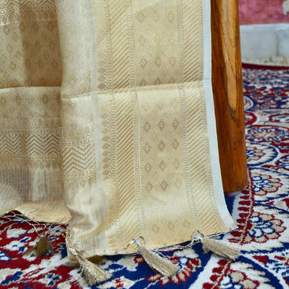 Pure Kota tissue meeendar jaal dupatta