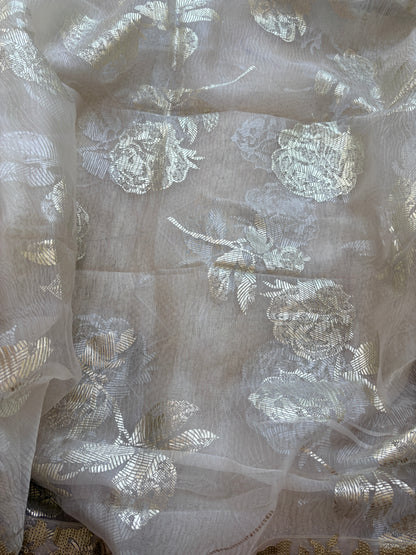 Cream pitt work tissue suit set