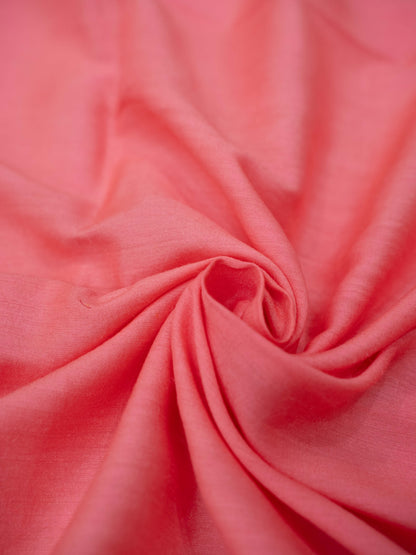 Peach moonga silk suit set