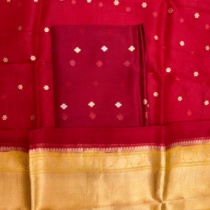 Red yellow shaded suit set
