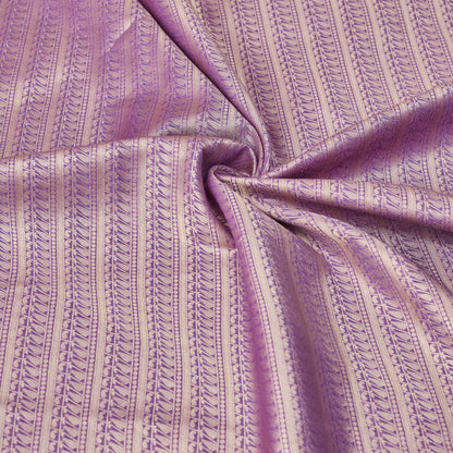 Purple Chanderi cotton 3 piece set