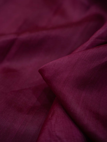Wine brocade silk suit set