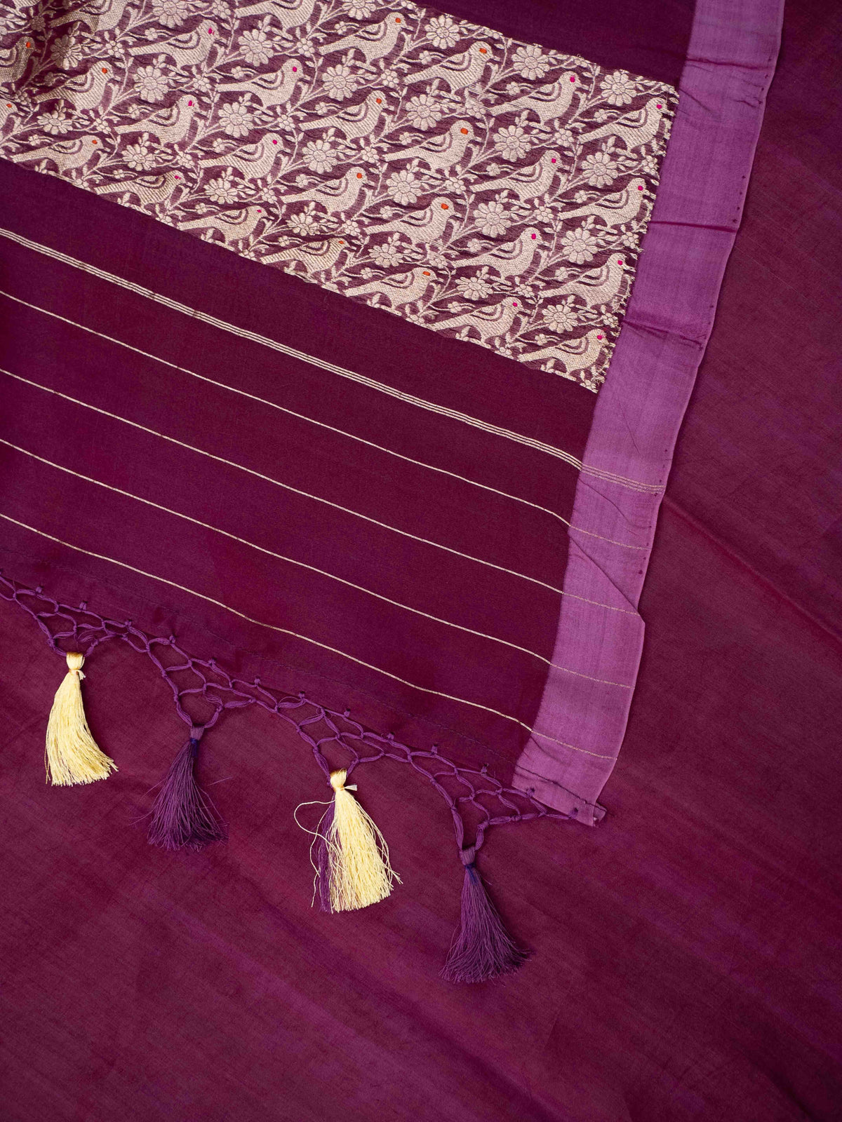 Wine brocade silk suit set