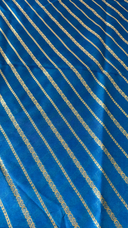 Blue premium Banarasi silk dupatta