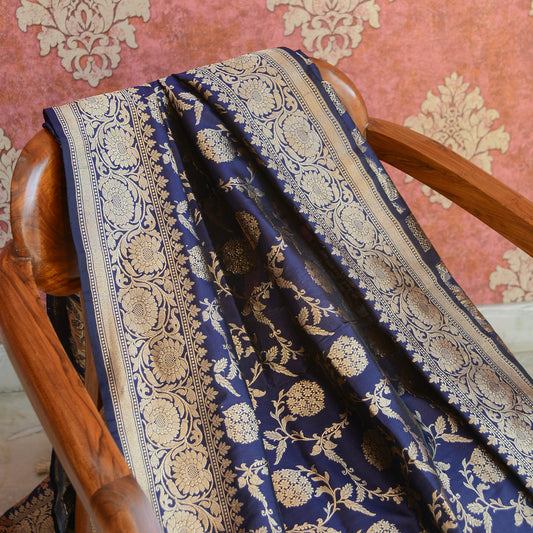 Blue katan by Katan silk dupatta