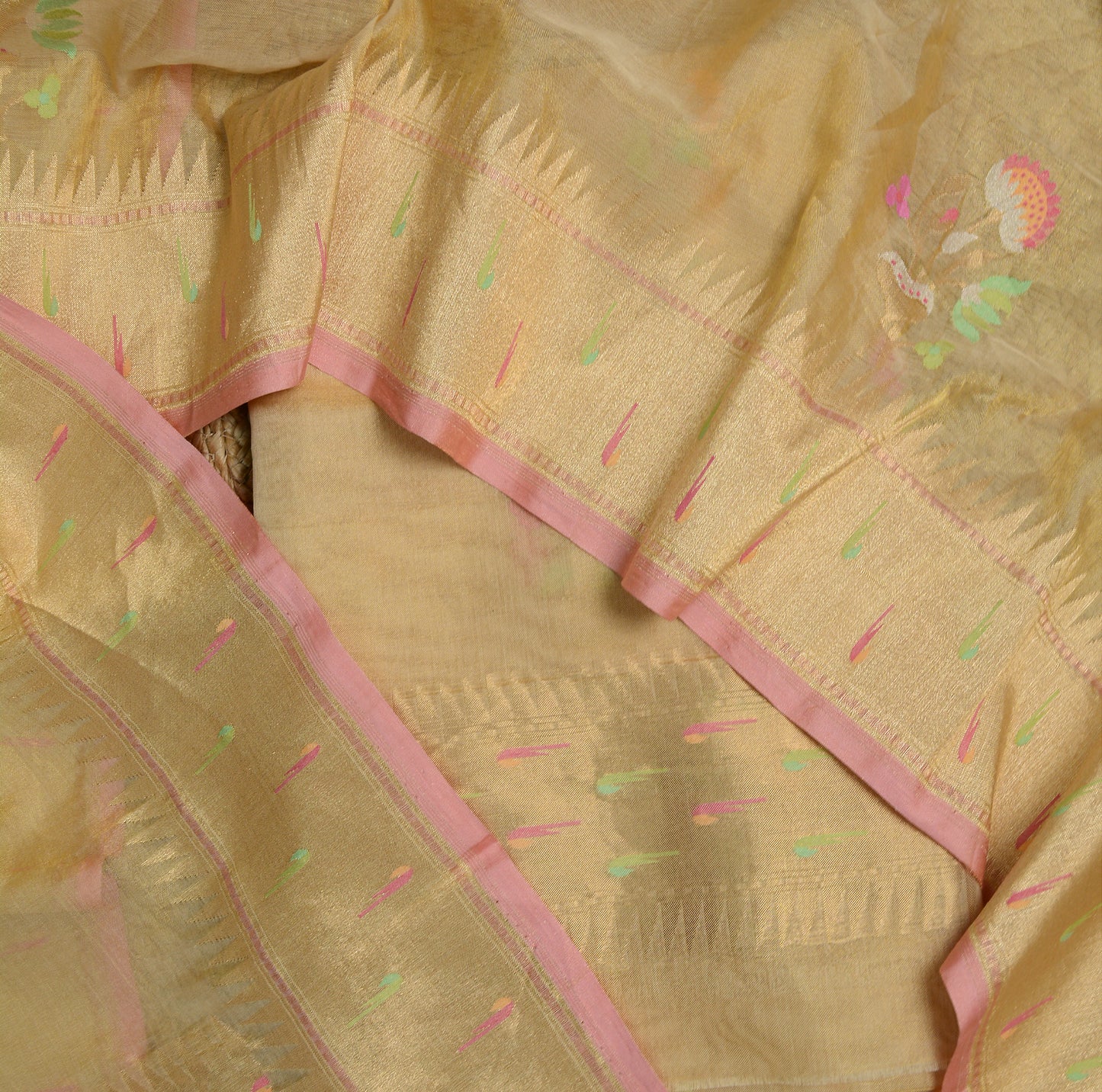 Iktara tissue  kadhwa suit set ( 2 piece )