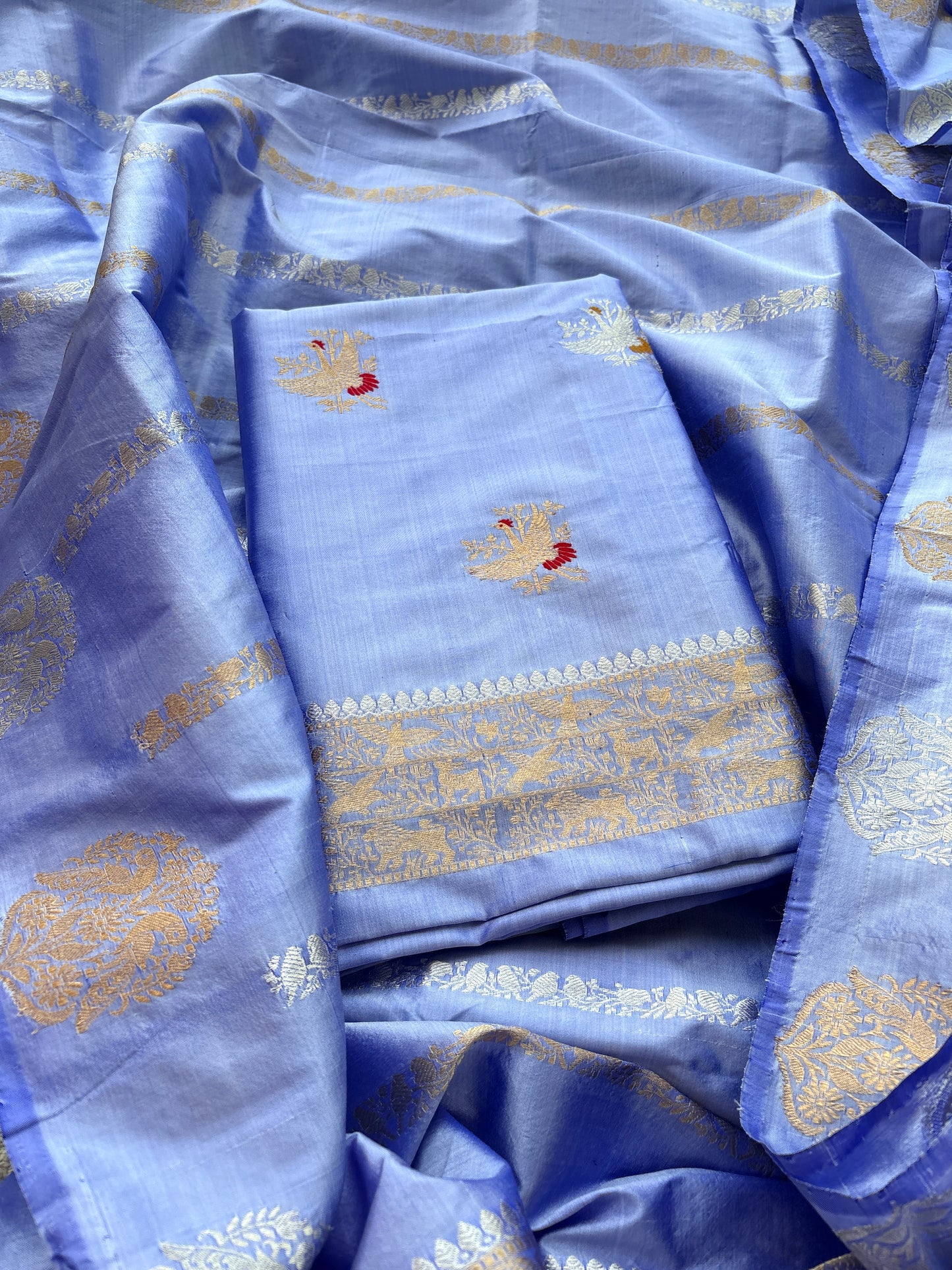 Lavender blue katan by katan suit set