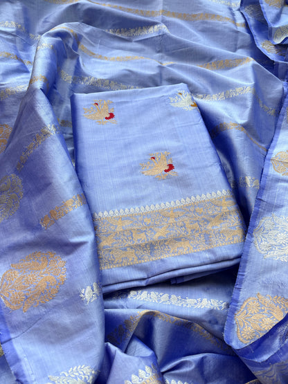 Lavender blue katan by katan suit set