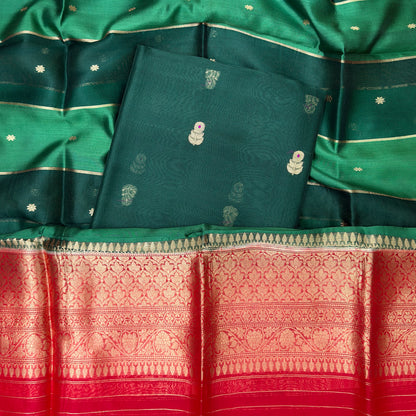 Green red shaded suit set
