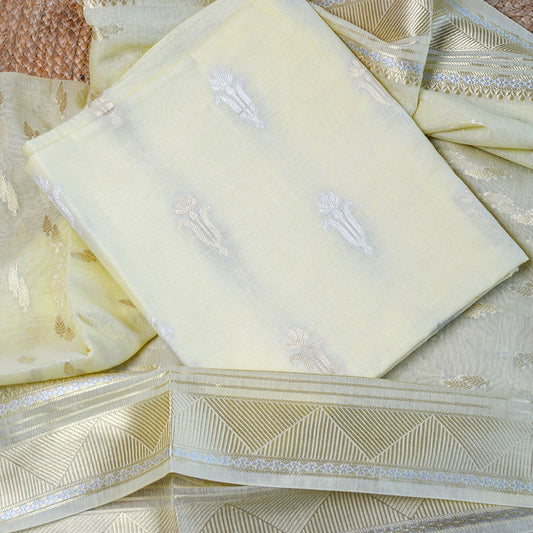 Lime mul cotton suit set