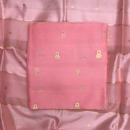 Pink kora shaded suit set