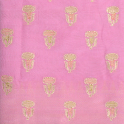 Pink kora Katan 3 piece suit set