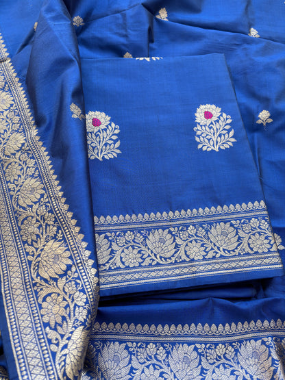 Blue katan by katan Kadhwa suit set