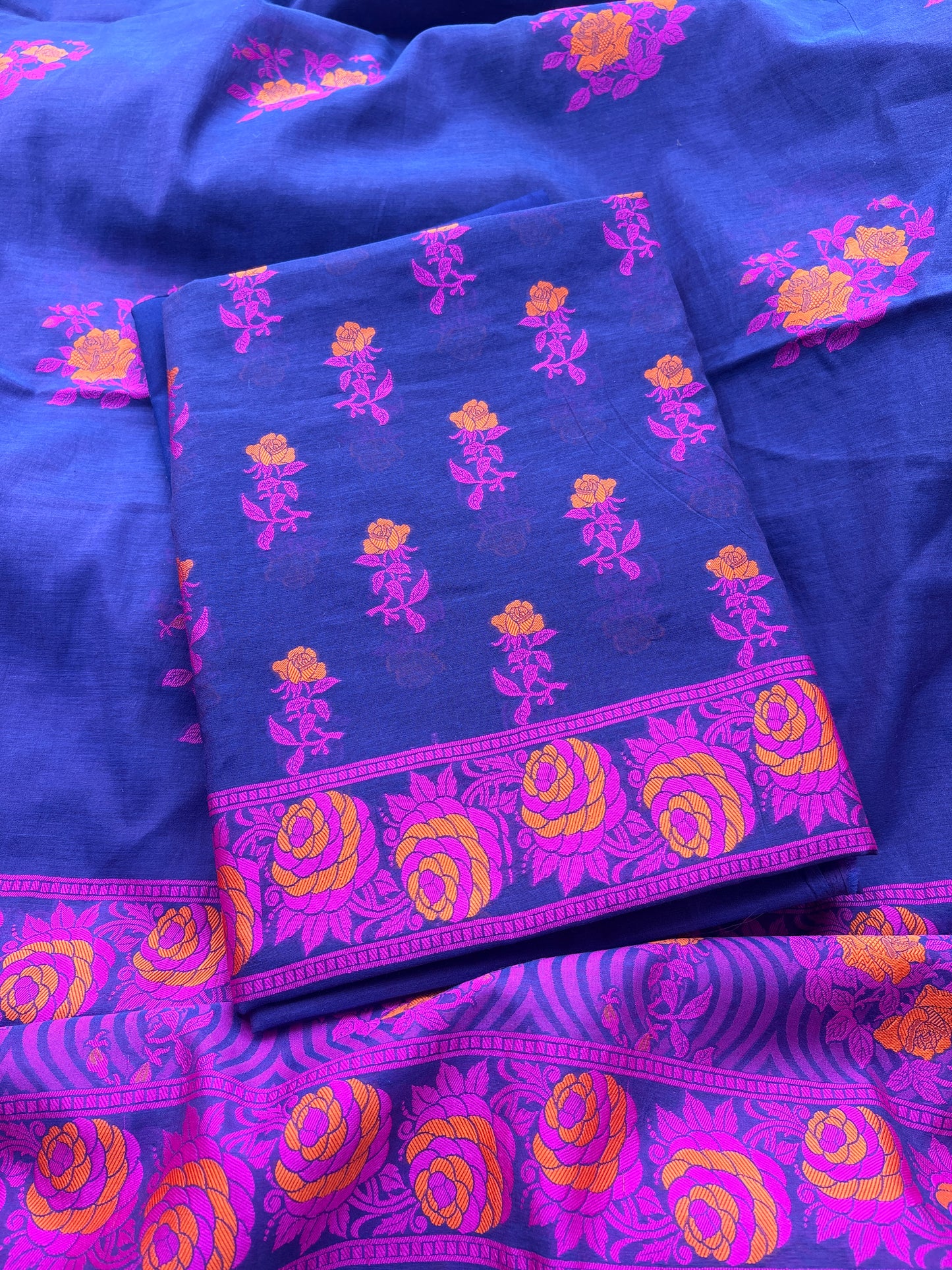 Purple meenadar Chanderi suit set( cc-10)