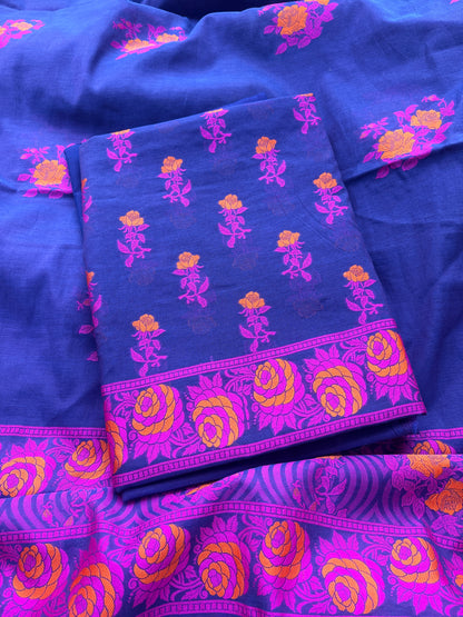 Purple meenadar Chanderi suit set( cc-10)