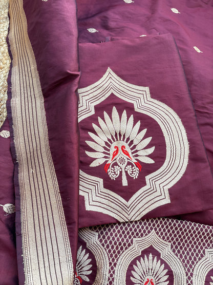 Wine katan by katan kadhwa silk