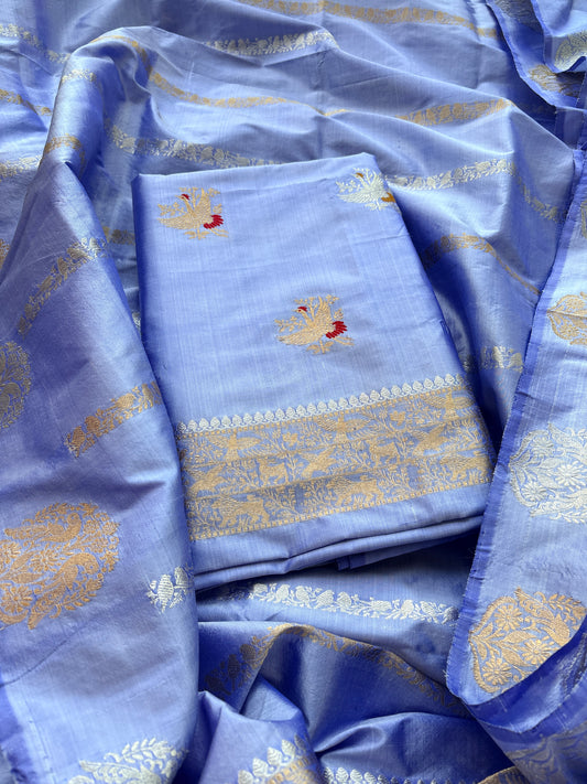 Lavender blue katan by katan suit set