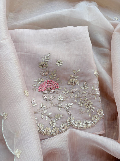 Pink crush tissue pitt work suit set