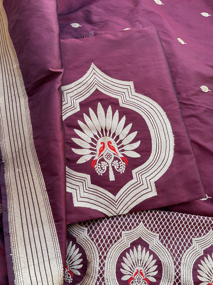 Wine katan by katan kadhwa silk