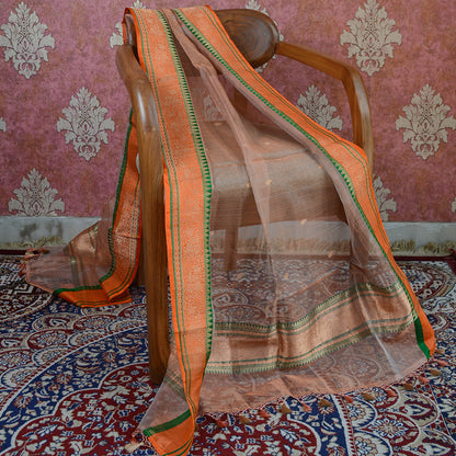 Pure kora tissue dupatta